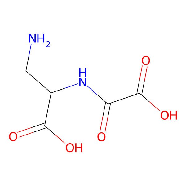 2D Structure of 3-Amino-N-(carboxycarbonyl)-L-alanine