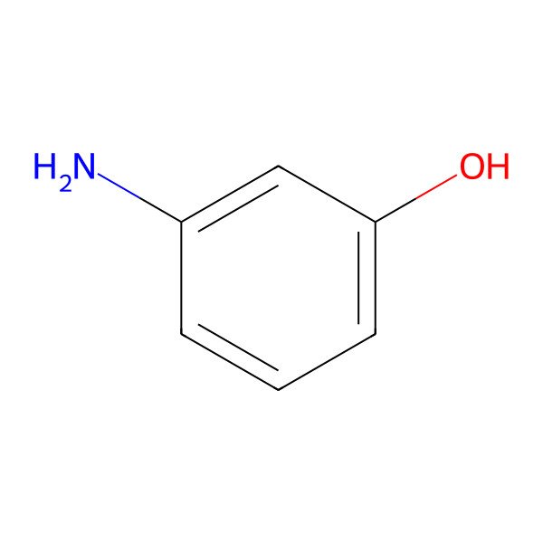 2D Structure of 3-Aminophenol