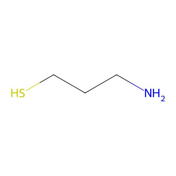 2D Structure of 3-Aminopropanethiol