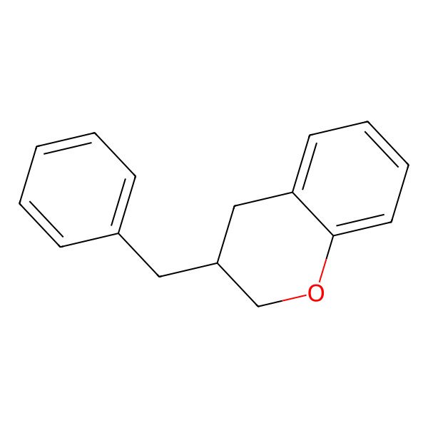 2D Structure of 3-benzyl-3,4-dihydro-2H-chromene