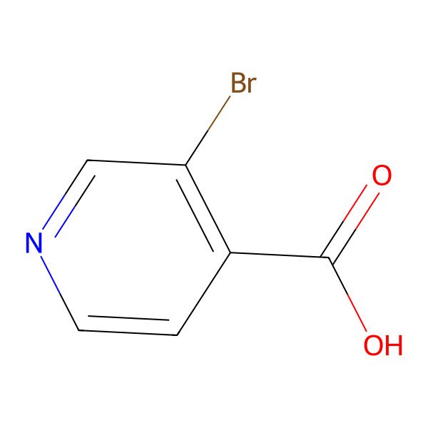 2D Structure of 3-Bromoisonicotinic acid