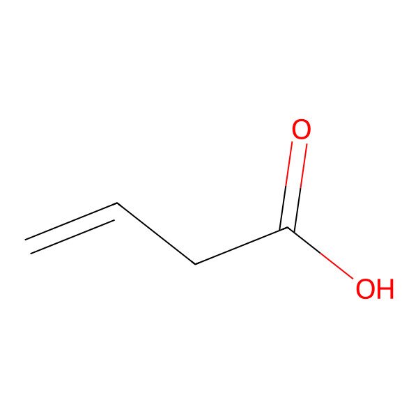 2D Structure of 3-Butenoic acid