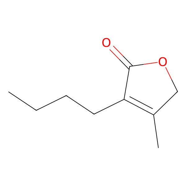 2D Structure of 3-Butyl-4-methyl-2(5H)-furanone