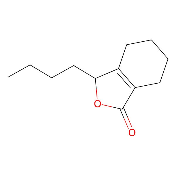 2D Structure of 3-butyl-4,5,6,7-tetrahydro-3H-2-benzofuran-1-one