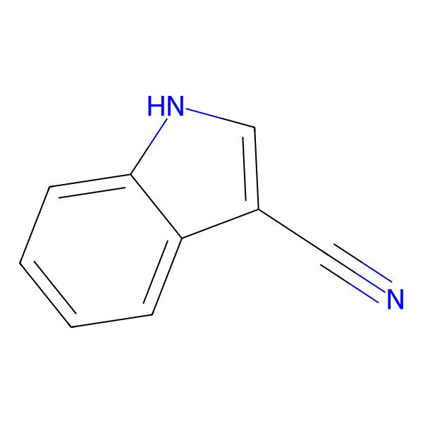 2D Structure of 3-Cyanoindole