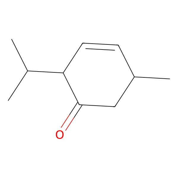 2D Structure of 3-Cyclohexen-1-one, 2-isopropyl-5-methyl-