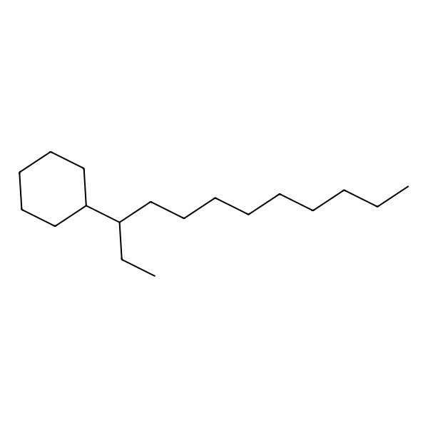 2D Structure of 3-Cyclohexyldodecane
