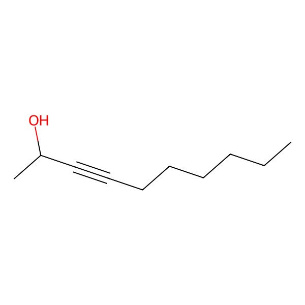 2D Structure of 3-Decyn-2-ol