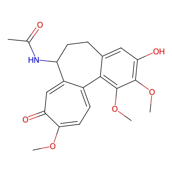 2D Structure of 3-Desmethylcolchicine