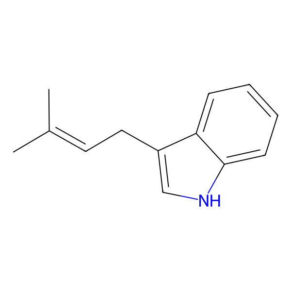 2D Structure of 3-Dimethylallylindole 2D Structure of 3-Dimethylallylindole