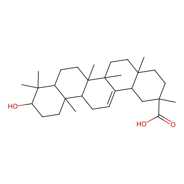 2D Structure of 3-Epikatonic acid
