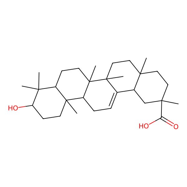 2D Structure of 3-Epikatonic Acid 2D Structure of 3-Epikatonic Acid