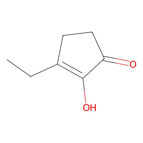 2D Structure of 3-Ethyl-2-hydroxy-2-cyclopenten-1-one 2D Structure of 3-Ethyl-2-hydroxy-2-cyclopenten-1-one