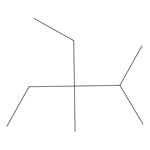 2D Structure of 3-Ethyl-2,3-dimethylpentane