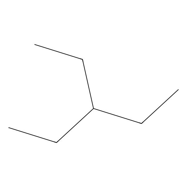 2D Structure of 3-Ethylpentane