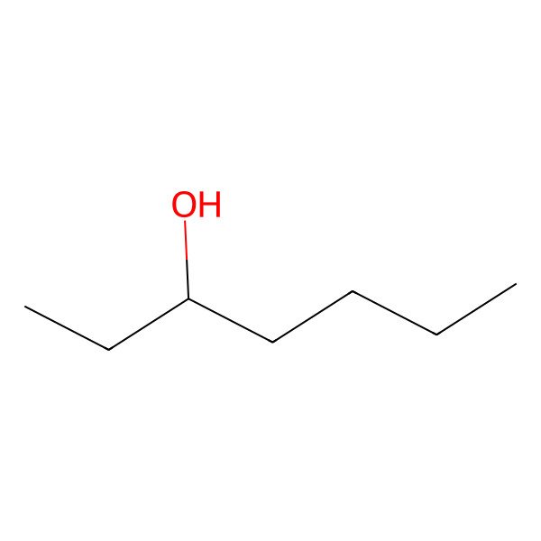 2D Structure of 3-Heptanol