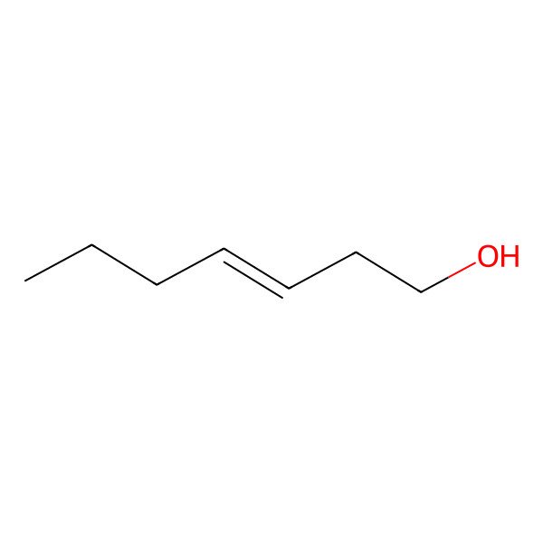2D Structure of (3E)-3-Hepten-1-ol