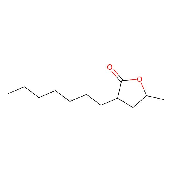 2D Structure of 3-Heptyldihydro-5-methyl-2(3H)-furanone 2D Structure of 3-Heptyldihydro-5-methyl-2(3H)-furanone