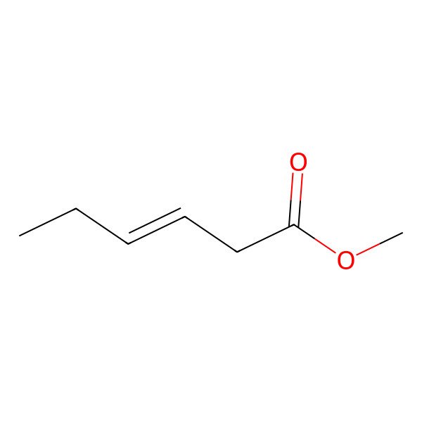 2D Structure of Methyl (E)-3-hexenoate