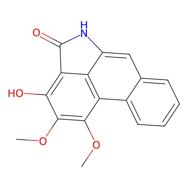 2D Structure of 3-Hydroxy-1,2-dimethoxydibenz[cd,f]indol-4(5H)-one