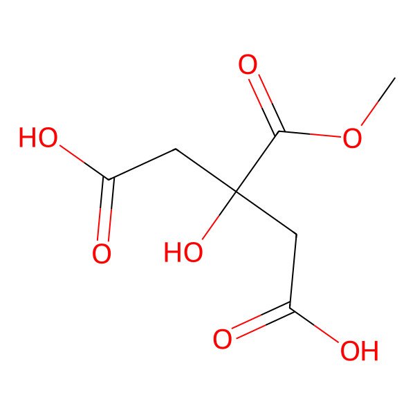 2D Structure of 3-Hydroxy-3-(methoxycarbonyl)pentanedioic acid 2D Structure of 3-Hydroxy-3-(methoxycarbonyl)pentanedioic acid