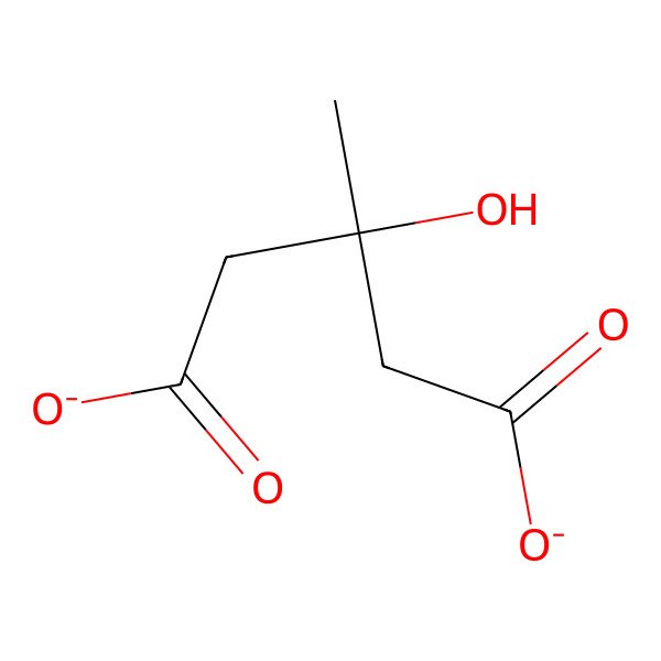 2D Structure of 3-Hydroxy-3-methylpentanedioate 2D Structure of 3-Hydroxy-3-methylpentanedioate