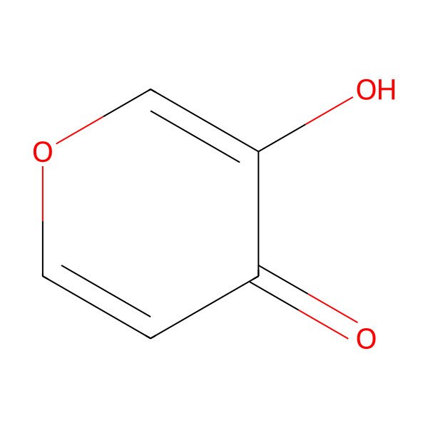2D Structure of 3-Hydroxy-4H-pyran-4-one 2D Structure of 3-Hydroxy-4H-pyran-4-one