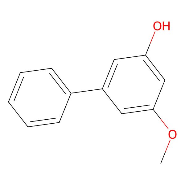 2D Structure of 3-Hydroxy-5-methoxybiphenyl