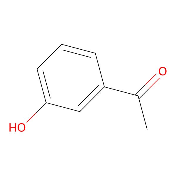 2D Structure of 3'-Hydroxyacetophenone