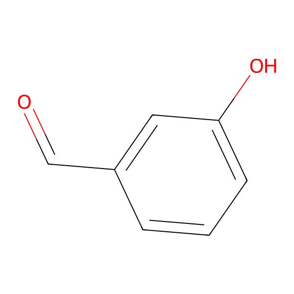 2D Structure of 3-Hydroxybenzaldehyde