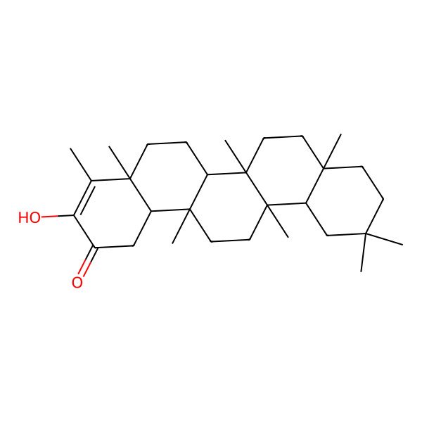 2D Structure of 3-Hydroxyfriedela-3-ene-2-one