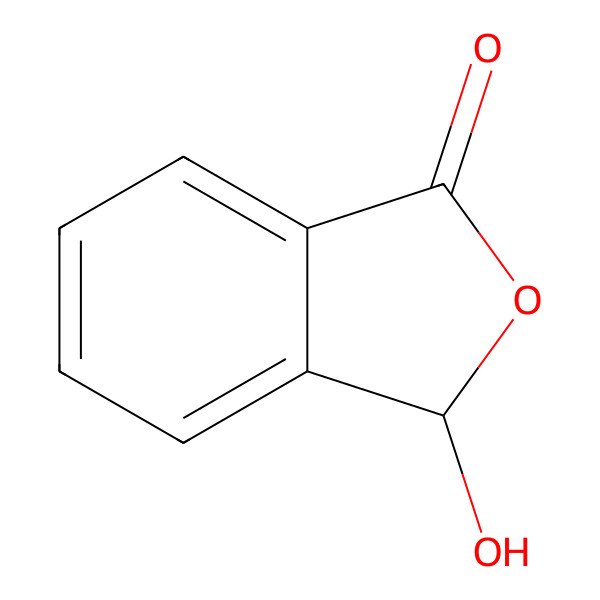 2D Structure of 3-hydroxyisobenzofuran-1(3H)-one 2D Structure of 3-hydroxyisobenzofuran-1(3H)-one