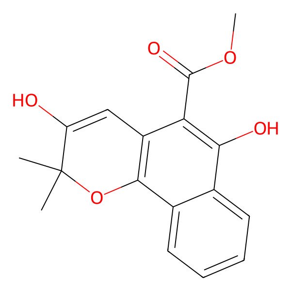 2D Structure of 3-Hydroxymollugin 2D Structure of 3-Hydroxymollugin
