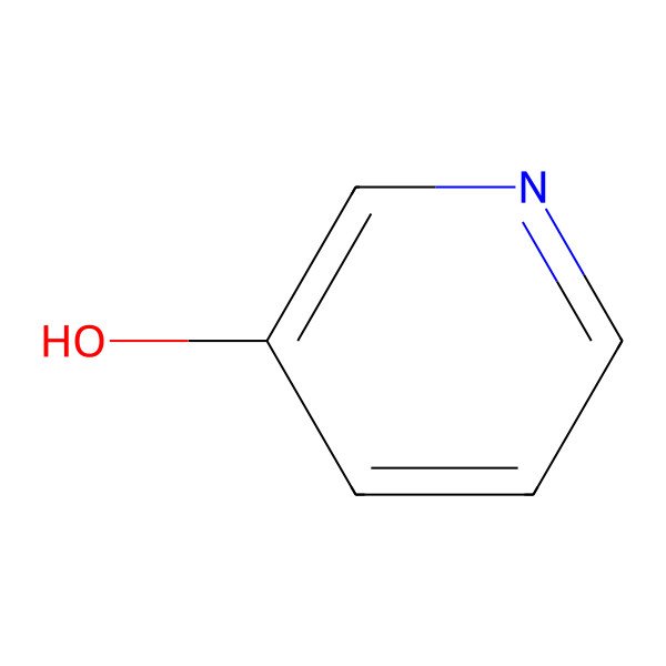 2D Structure of 3-Hydroxypyridine