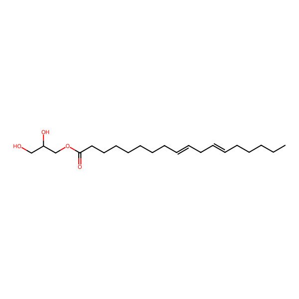 2D Structure of 3-Linoleoyl-sn-glycerol