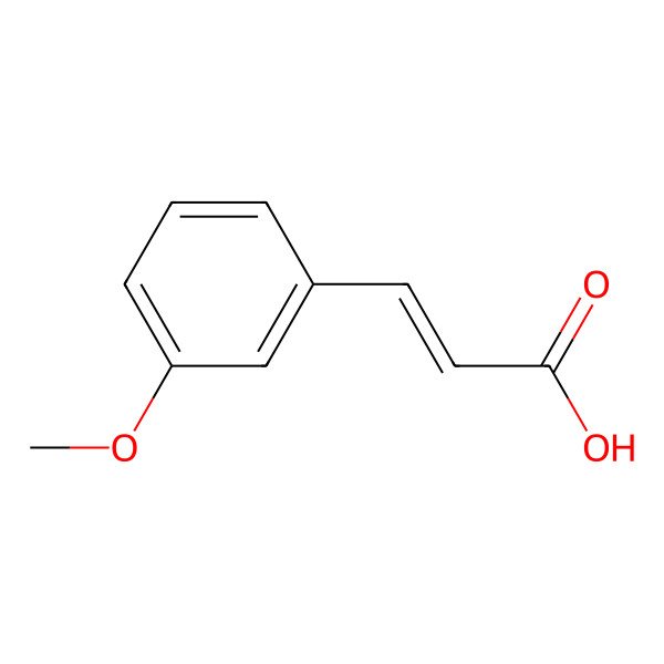 2D Structure of 3-Methoxycinnamic Acid