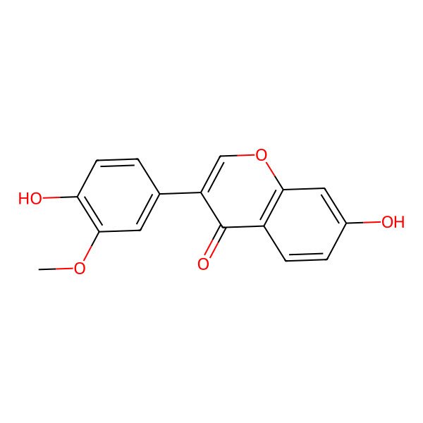 2D Structure of 3'-Methoxydaidzein