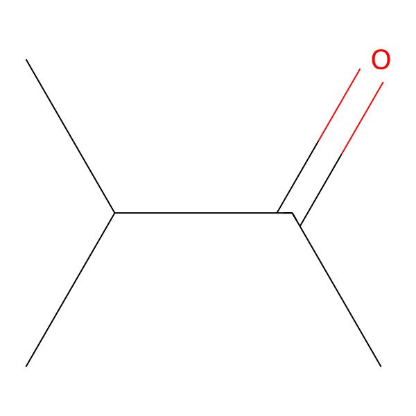2D Structure of 3-Methyl-2-butanone