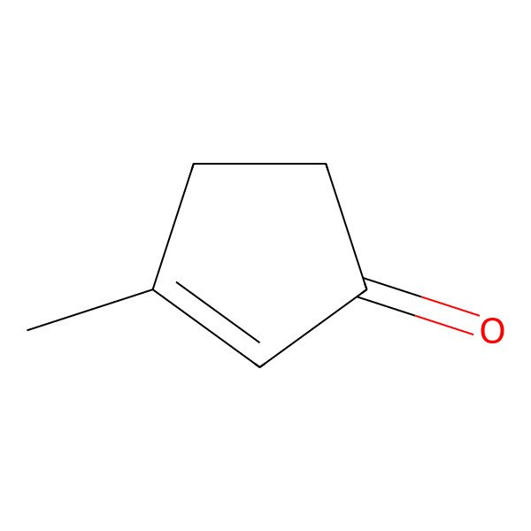 2D Structure of 3-Methyl-2-cyclopenten-1-one