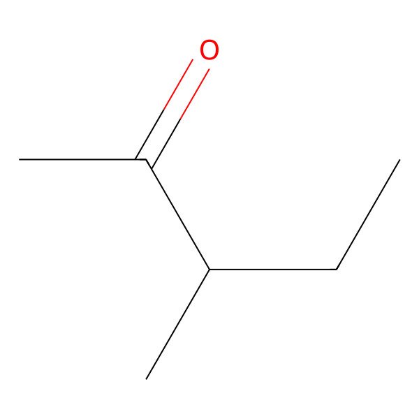 2D Structure of 3-Methylpentan-2-One