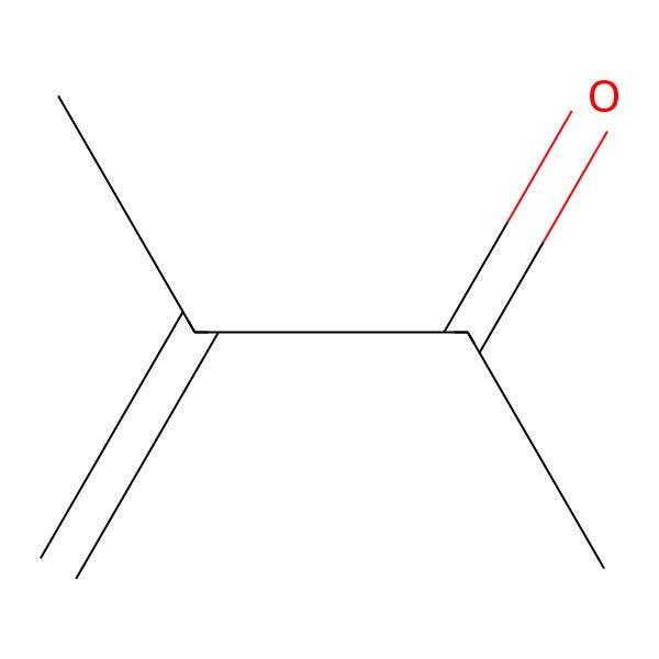 2D Structure of 3-Methyl-3-buten-2-one