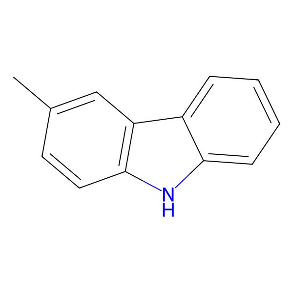 2D Structure of 3-Methyl-9H-carbazole