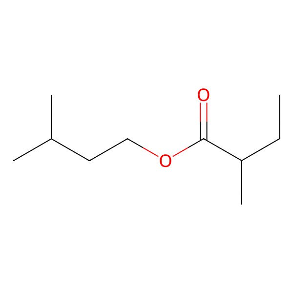 2D Structure of 3-methylbutyl (2R)-2-methylbutanoate