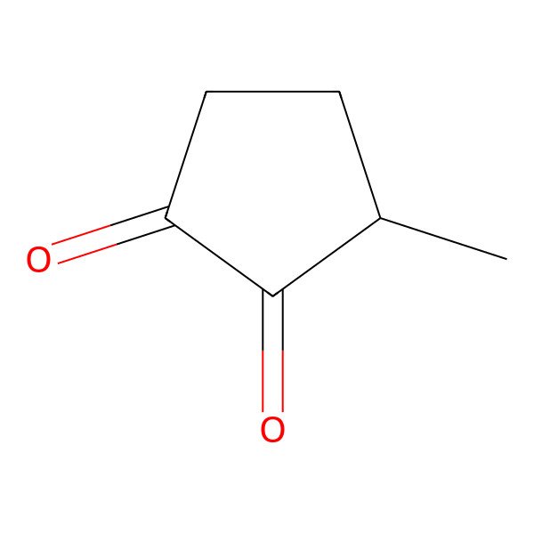 2D Structure of 3-Methylcyclopentane-1,2-dione
