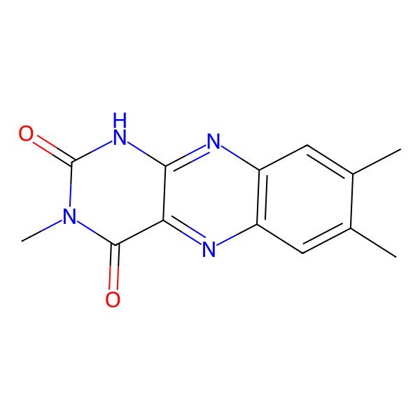 2D Structure of 3-Methyllumichrome