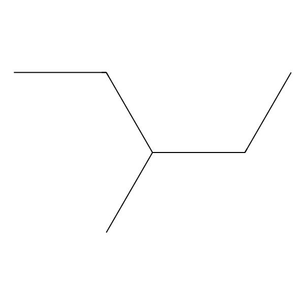 2D Structure of 3-Methylpentane 2D Structure of 3-Methylpentane
