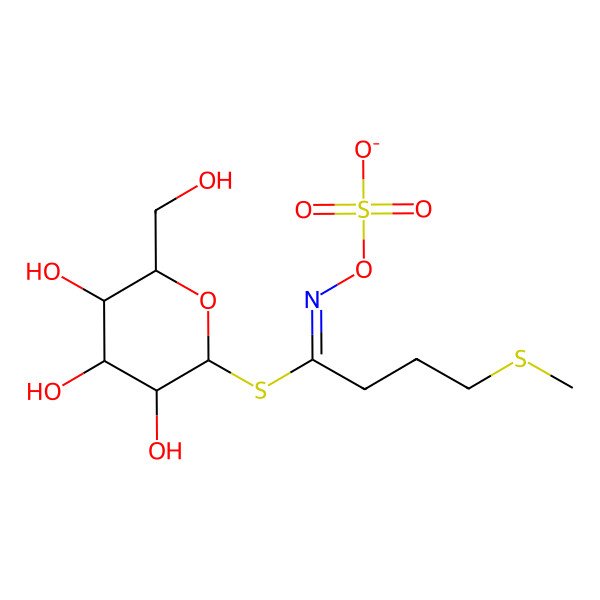 2D Structure of 3-Methylthiopropylglucosinolate 2D Structure of 3-Methylthiopropylglucosinolate