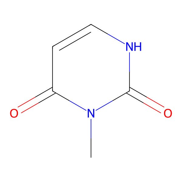 2D Structure of 3-Methyluracil