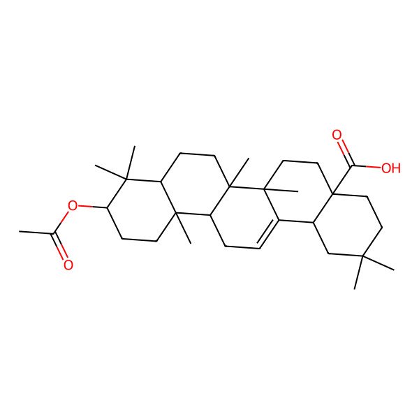 2D Structure of 3-O-Acetyloleanolic acid