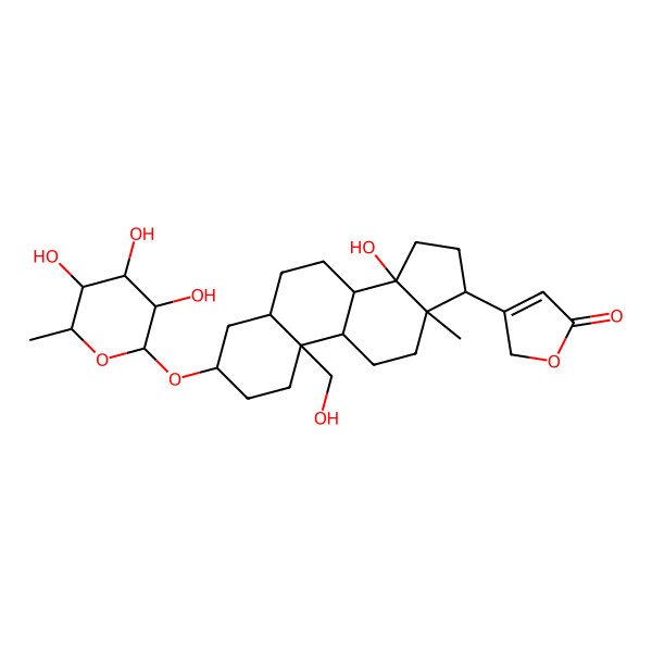 2D Structure of 3-O-alpha-L-Rhamnopyranosylcannogenol